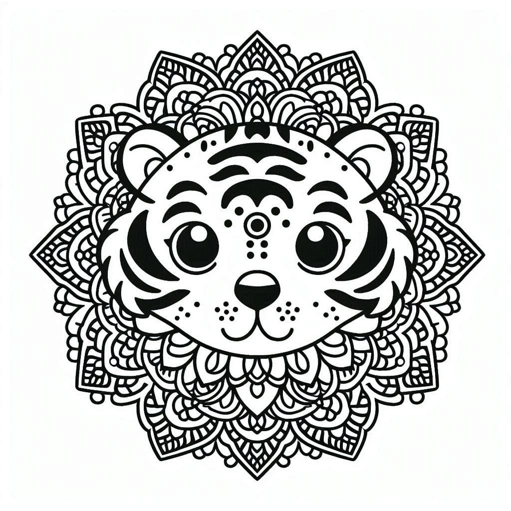 Mandalas Tigre 33